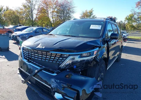 2022 Kia Carnival Mpv Sx z USA, uszkodzony, nr VIN KNDNE5H31N6187899